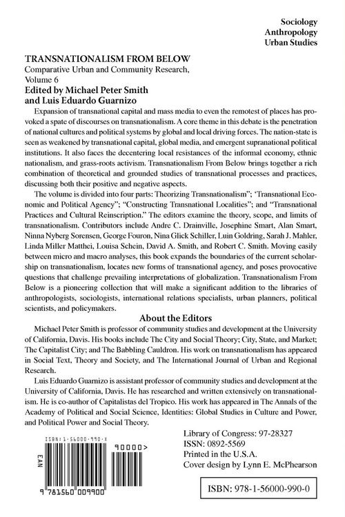 Produktbild: Transnationalism from Below