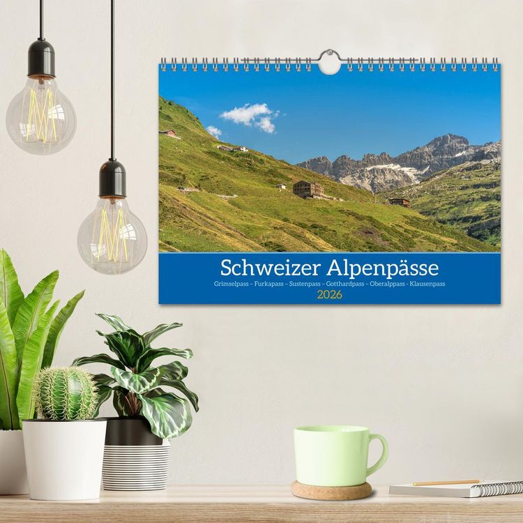 Produktbild: Schweizer Alpenp&auml;sse (Wandkalender 2026 DIN A4 quer), CALVENDO Monatskalender
