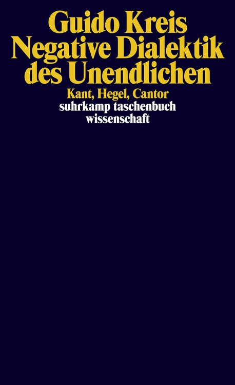 Produktbild: Negative Dialektik des Unendlichen