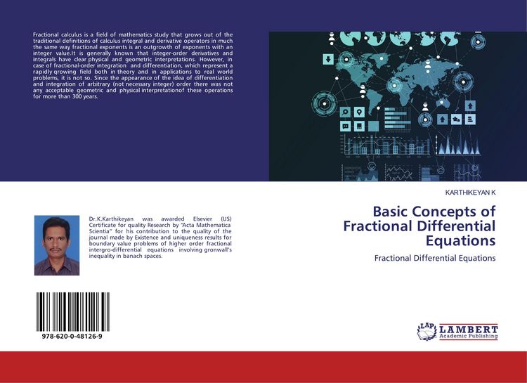 Produktbild: Basic Concepts of Fractional Differential Equations