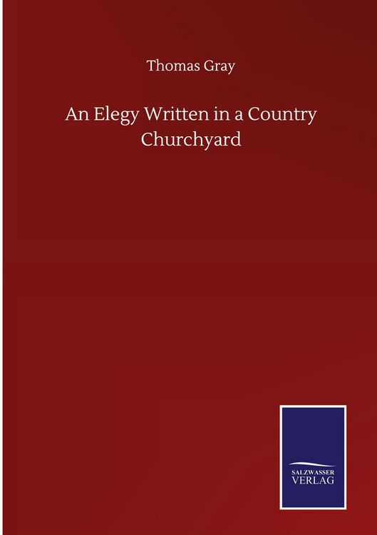 Produktbild: An Elegy Written in a Country Churchyard
