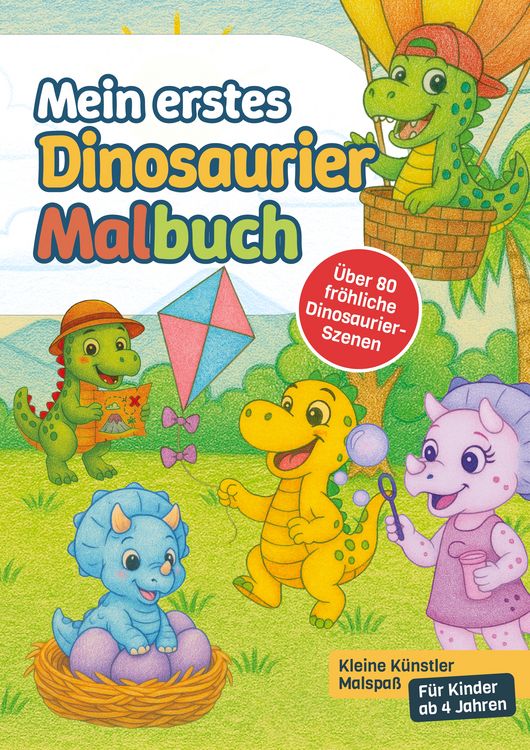 Produktbild: Mein erstes Dinosaurier-Malbuch
