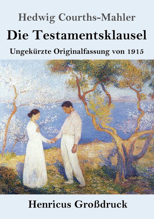Produktbild: Die Testamentsklausel (Gro&szlig;druck)