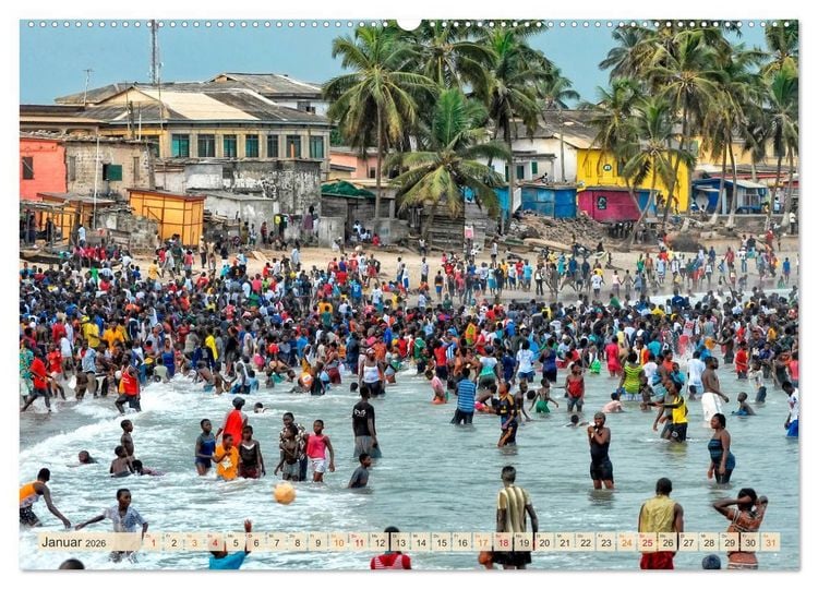 Produktbild: Reise durch Afrika - Ghana (hochwertiger Premium Wandkalender 2026 DIN A2 quer), Kunstdruck in Hochglanz