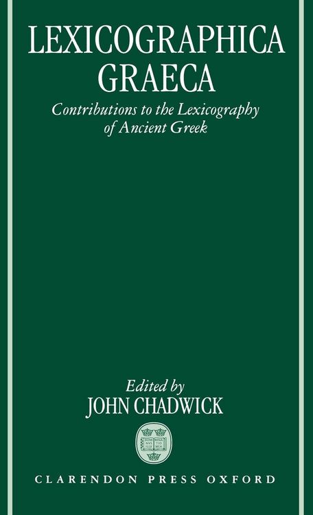 Produktbild: Lexicographica Graeca