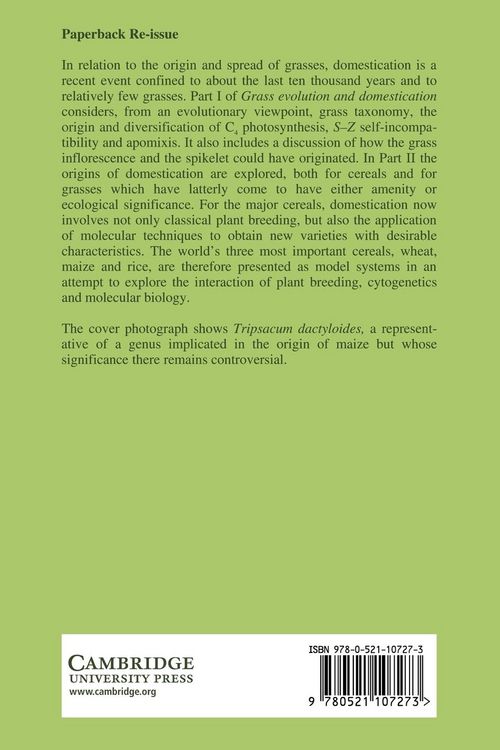 Produktbild: Grass Evolution and Domestication