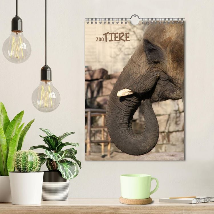 Produktbild: Zootiere (Wandkalender 2026 DIN A4 hoch), CALVENDO Monatskalender