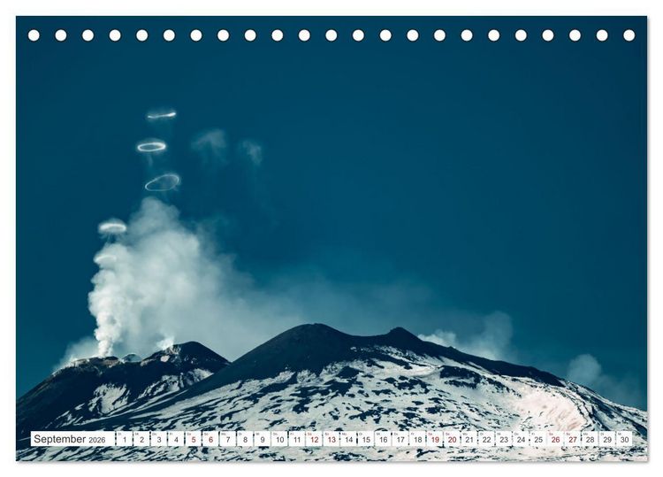Produktbild: &Auml;tna - Europas h&ouml;chster Vulkan (Tischkalender 2026 DIN A5 quer), CALVENDO Monatskalender