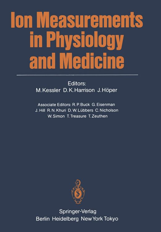 Produktbild: Ion Measurements in Physiology and Medicine