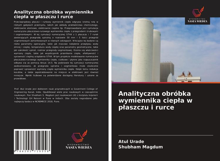 Produktbild: Analityczna obr&oacute;bka wymiennika ciep&iquest;a w p&iquest;aszczu i rurce