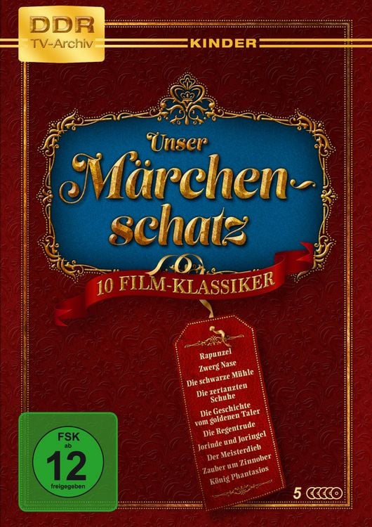 Produktbild: Unser M&auml;rchenschatz - 10 Film-Klassiker (DDR TV) [5 DVDs]