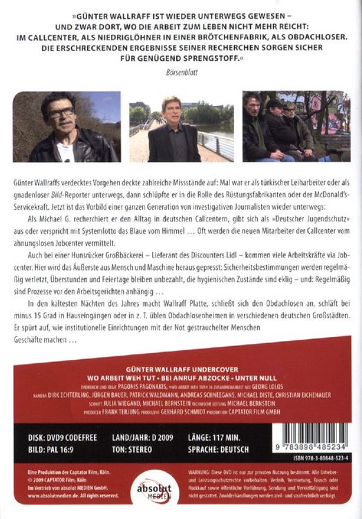 Produktbild: G&uuml;nter Wallraff Undercover