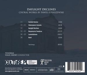 Produktbild: Daylight declines-Chorwerke