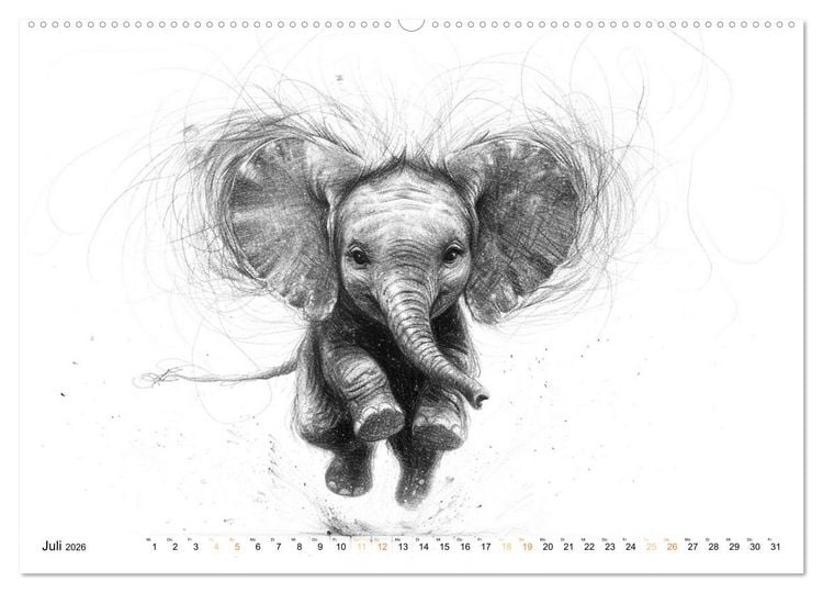 Produktbild: Tierisches Tohuwabohu (hochwertiger Premium Wandkalender 2026 DIN A2 quer), Kunstdruck in Hochglanz