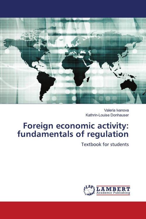 Produktbild: Foreign economic activity: fundamentals of regulation