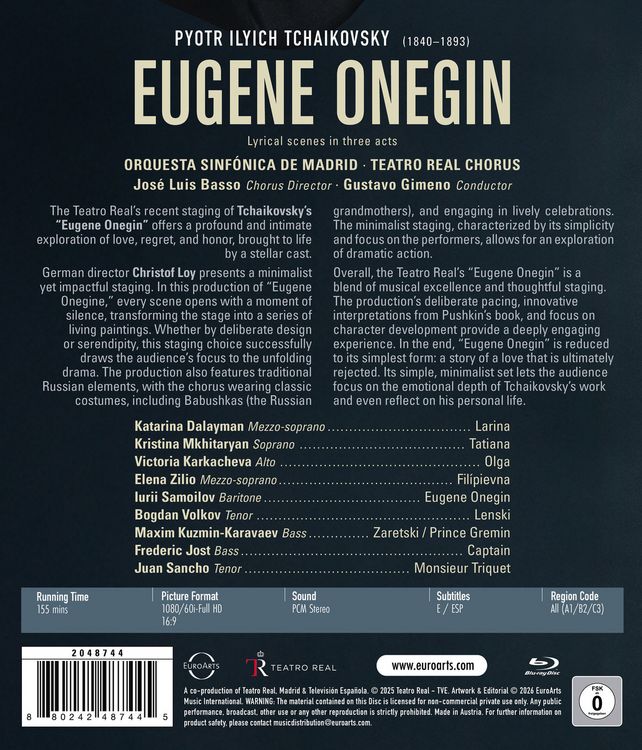 Produktbild: Tchaikovsky - Eugen Onegin