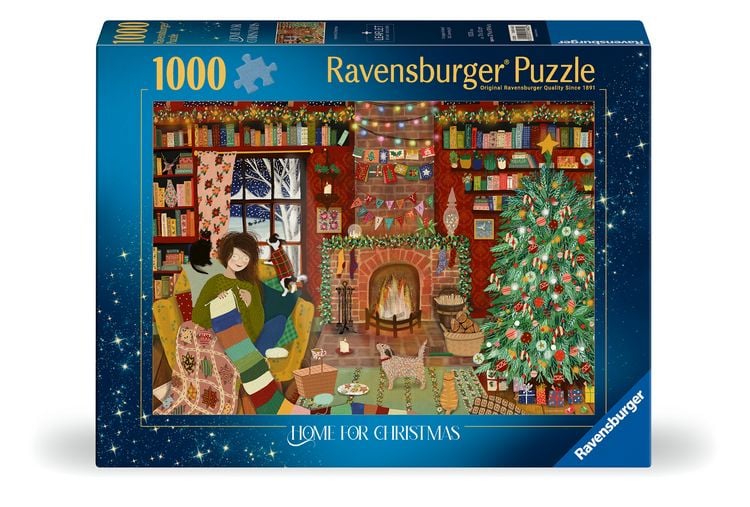 Produktbild: Weihnachtspuzzle 1000 Teile - Besinnliche Weihnachten zu Hause
