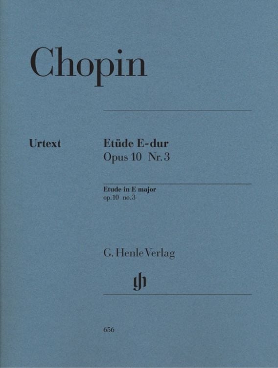 Bild vom Artikel Frédéric Chopin - Etüde E-dur op. 10 Nr. 3 vom Autor Frédéric Chopin