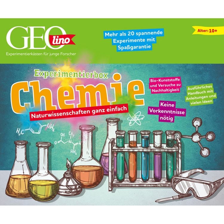 Produktbild: FRANZIS 67128 - GEOlino - Experimentierbox Chemie