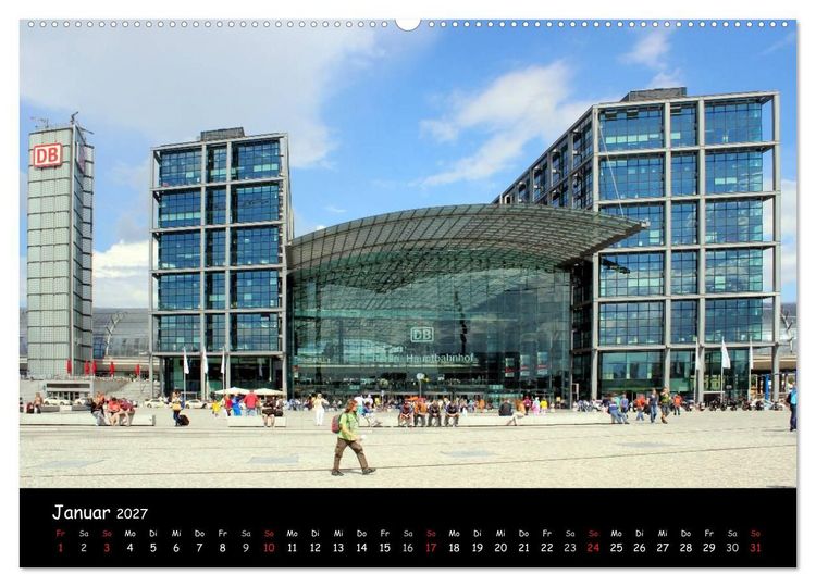 Produktbild: Berlin (hochwertiger Premium Wandkalender 2027 DIN A2 quer), Kunstdruck in Hochglanz