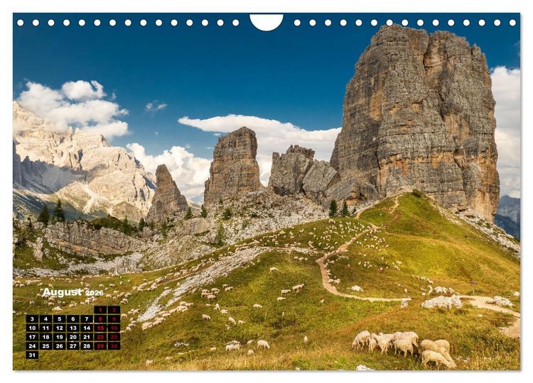 Produktbild: S&uuml;dtirol, traumhafte Berge und Seen by VogtArt (Wandkalender 2026 DIN A4 quer), CALVENDO Monatskalender