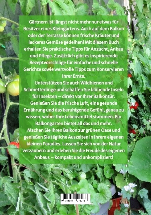 Produktbild: Balkongarten f&uuml;r Einsteiger - Erfahrungen und Tipps aus vielen Jahren Balkong&auml;rtnerei