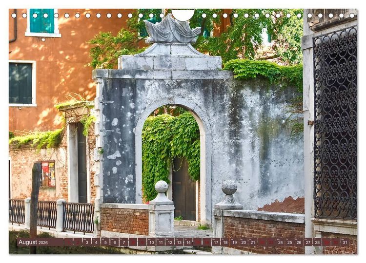 Produktbild: In Sehnsucht Dein Venedig (Wandkalender 2026 DIN A4 quer), CALVENDO Monatskalender