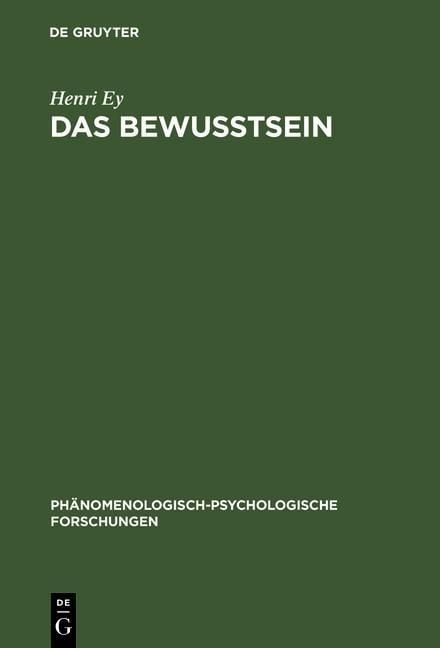 Bild vom Artikel Das Bewusstsein vom Autor Henri Ey