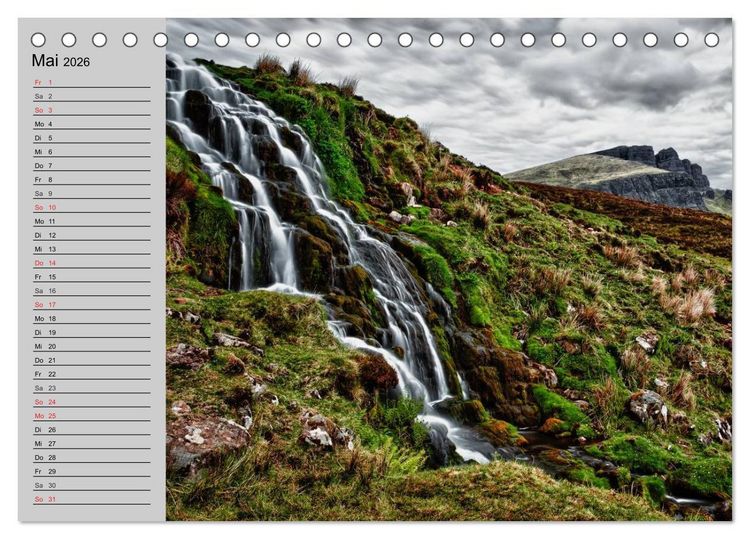 Produktbild: Schottland. Herbe Natursch&ouml;nheit (Tischkalender 2026 DIN A5 quer), CALVENDO Monatskalender