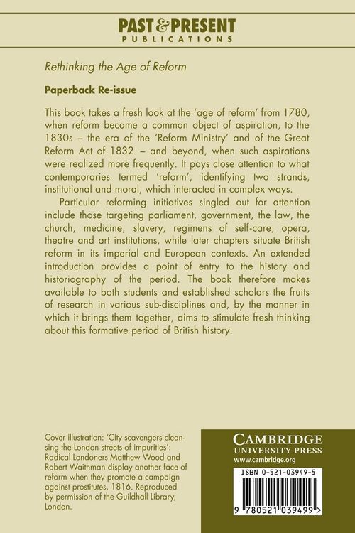 Produktbild: Rethinking the Age of Reform