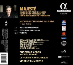 Produktbild: Majest' Lalande: Grands Motets pour le Roi-Soleil