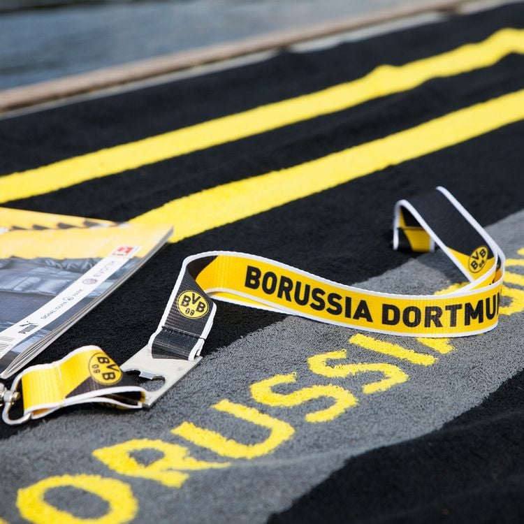 Produktbild: Borussia Dortmund 15623000 - BVB Schl&uuml;sselband mit Flaschen&ouml;ffner