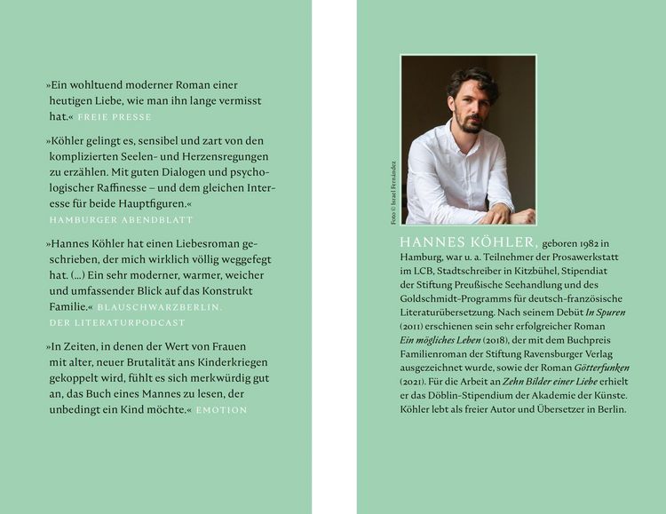Produktbild: Zehn Bilder einer Liebe