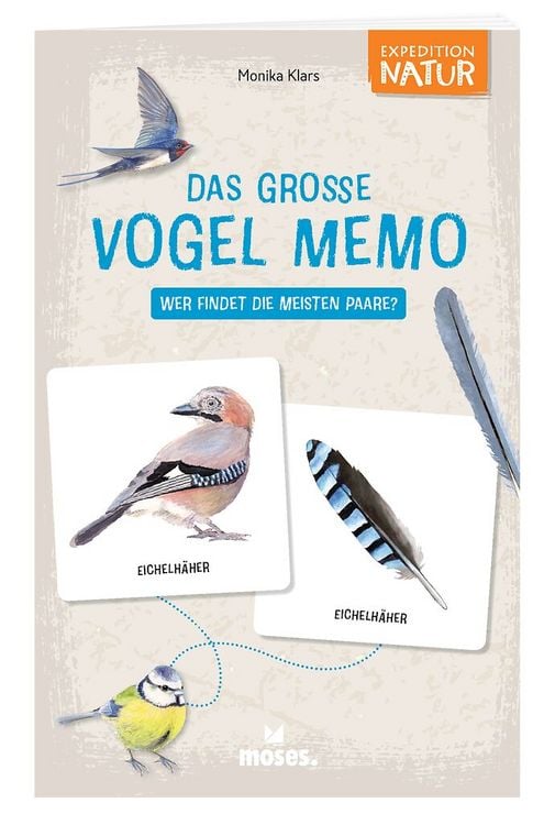 Produktbild: Das gro&szlig;e Vogel Memo - Wer findet die meisten Paare?