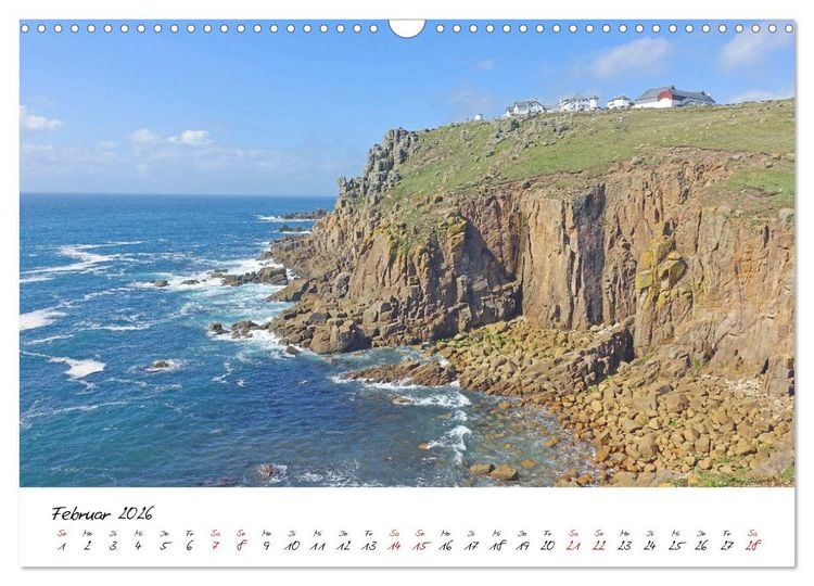 Produktbild: Cornwall. Der malerische S&uuml;dwesten Englands (Wandkalender 2026 DIN A3 quer), CALVENDO Monatskalender