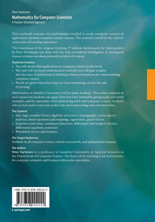 Produktbild: Mathematics for Computer Scientists