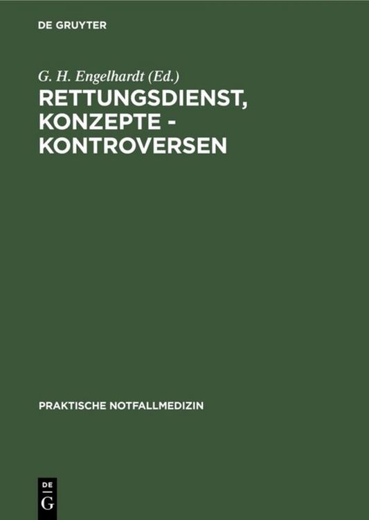 Produktbild: Rettungsdienst, Konzepte - Kontroversen