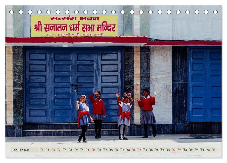 Produktbild: Eine Reise durch Rajasthan (Tischkalender 2026 DIN A5 quer), CALVENDO Monatskalender
