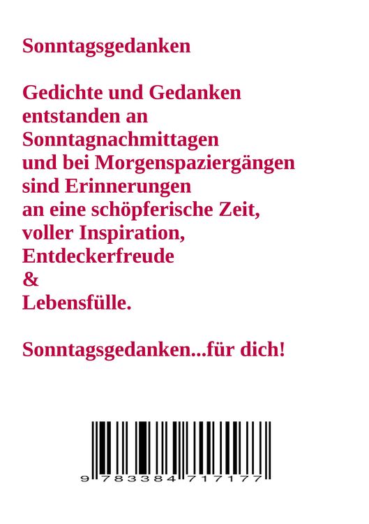 Produktbild: Sonntagsgedanken