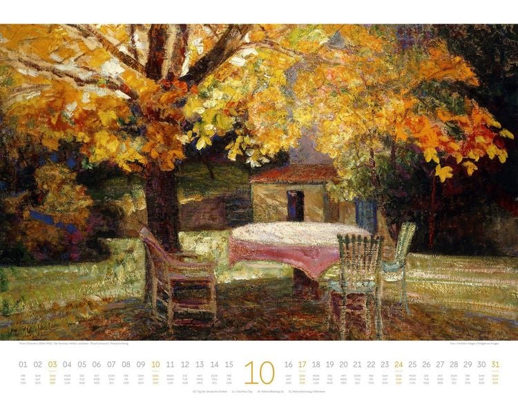 Produktbild: Kunstwerk Garten Kalender 2027