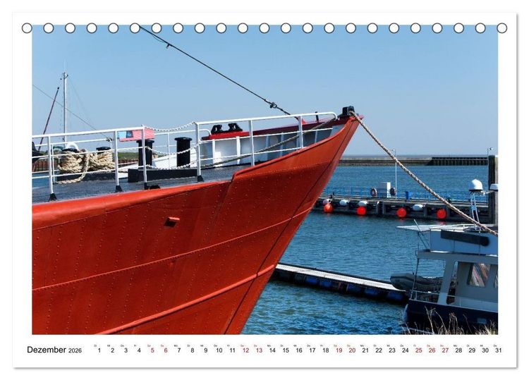 Produktbild: Wir fahren nach Borkum (Tischkalender 2026 DIN A5 quer), CALVENDO Monatskalender