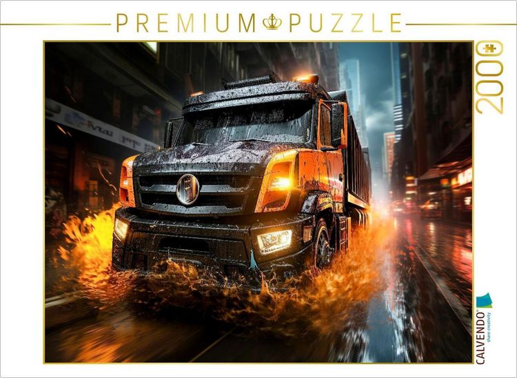 Produktbild: CALVENDO Puzzle Trucks | 2000 Teile Lege-Gr&ouml;&szlig;e 90x67cm Foto-Puzzle f&uuml;r gl&uuml;ckliche Stunden