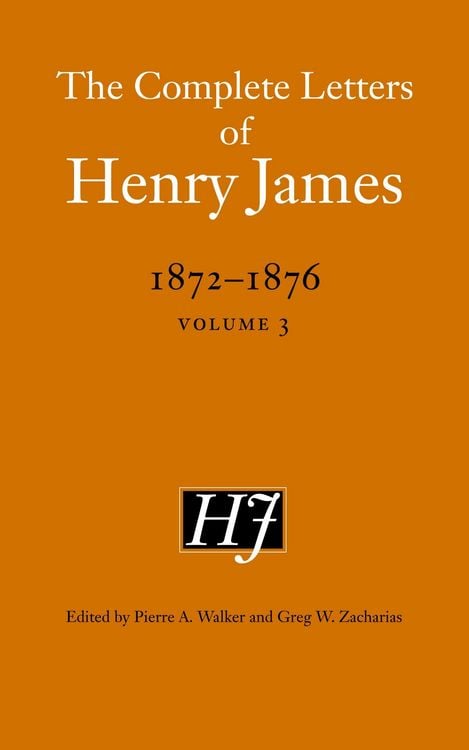Produktbild: The Complete Letters of Henry James, 1872-1876, Volume 3