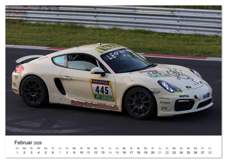Produktbild: Motorsport aus Zuffenhausen (Wandkalender 2026 DIN A4 quer), CALVENDO Monatskalender