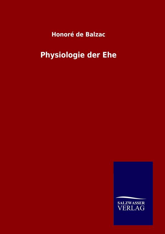 Produktbild: Physiologie der Ehe