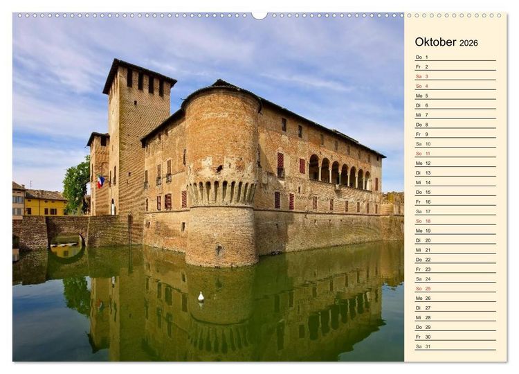Produktbild: Burgen in Italien (Wandkalender 2026 DIN A2 quer), CALVENDO Monatskalender