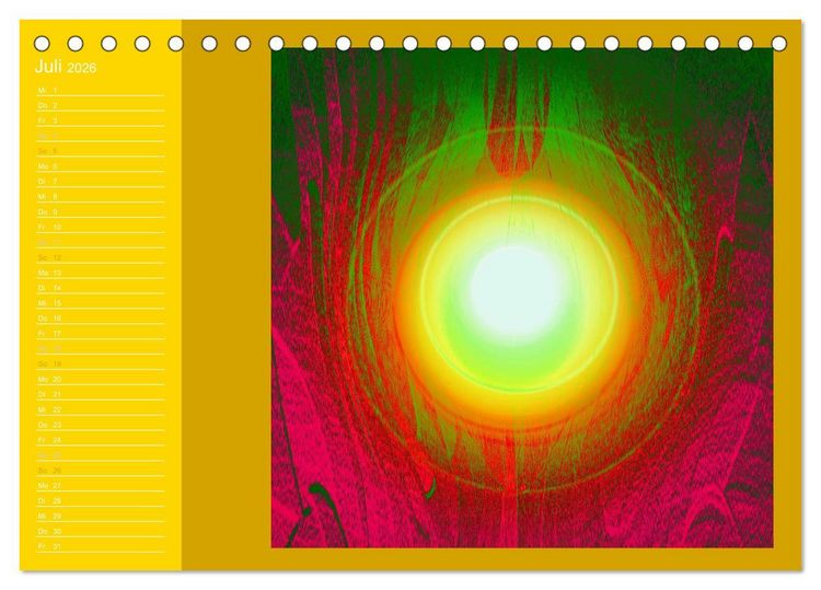 Produktbild: Licht-Portale 2026 (Tischkalender 2026 DIN A5 quer), CALVENDO Monatskalender