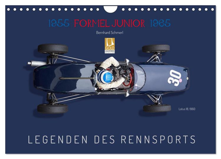 Produktbild: Legenden des Rennsports - Formel Junior 1955-1965 (Wandkalender 2026 DIN A4 quer), CALVENDO Monatskalender