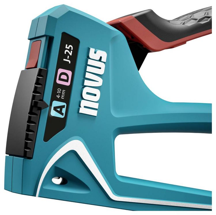 Produktbild: Novus Tools J-25 030-0459 Handtacker Klammerntyp Typ 53, Typ 53F, Typ 37, Typ 11 Klammernl&auml;nge 4 - 10 mm