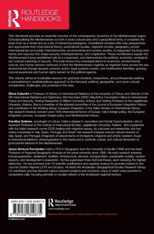 Produktbild: Routledge Handbook on Cooperation, Interdependencies and Security in the Mediterranean